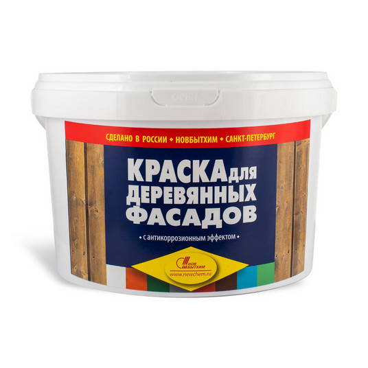 Краска для деревянных фасадов - Новбытхим Краска для деревянных фасадов - Новбытхим